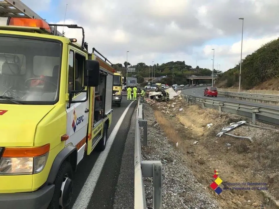 Accidente cami&oacute;n