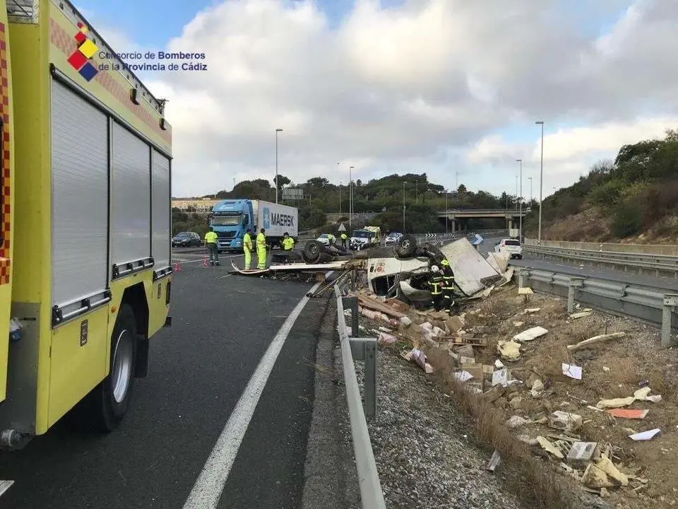 Accidente cami&oacute;n