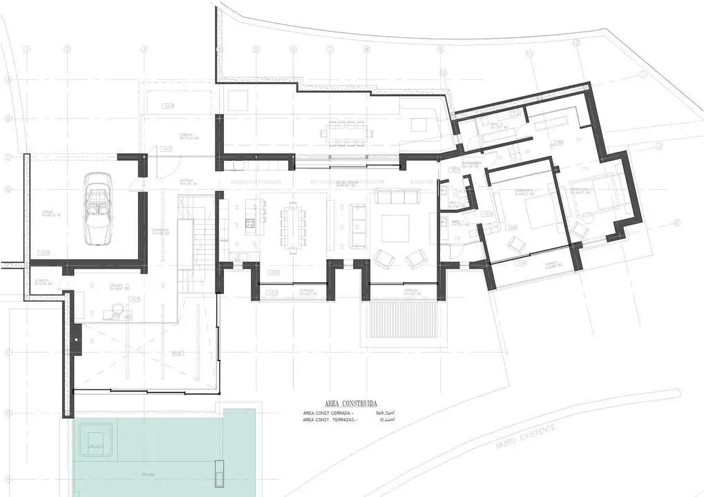 Plano Planta Alta - Villa Kearney