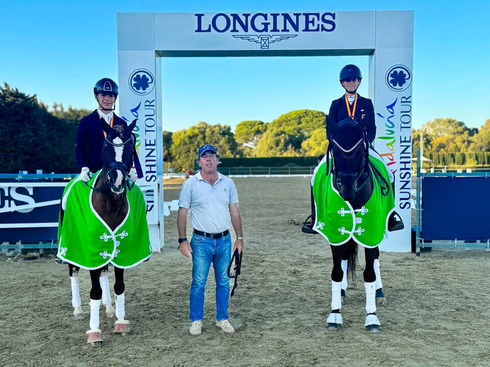 Diego con Curro y Andrea Medallas de Bronce