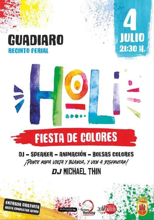 2026 cartel holi fiesta colores guadiaro