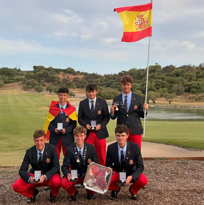 Equipo espa&ntilde;ol sub-18.