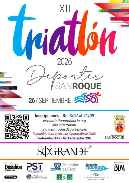 2026 cartel XII triatlon san roque