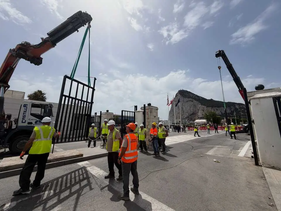 Retirada de la Verja de Gibraltar