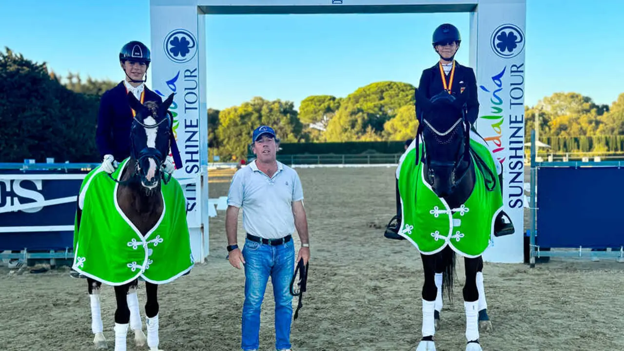 Diego con Curro y Andrea Medallas de Bronce