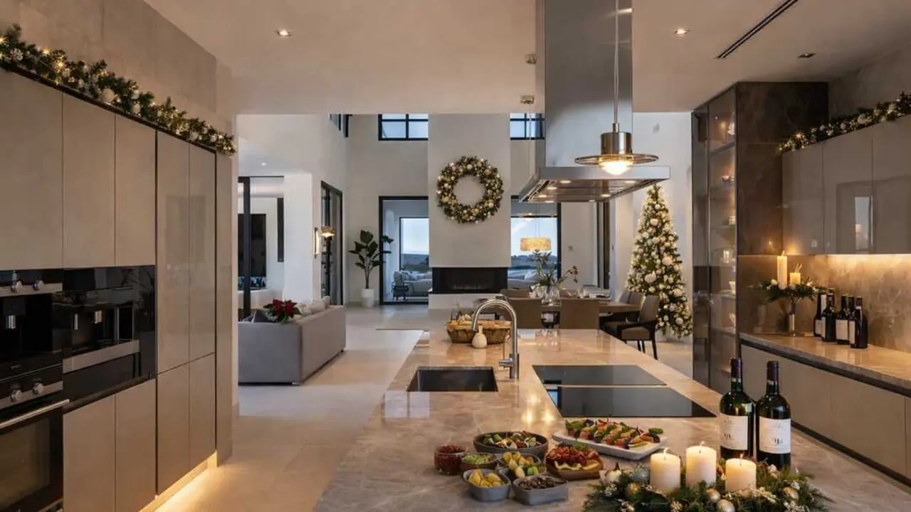 cocina ideal en navidad