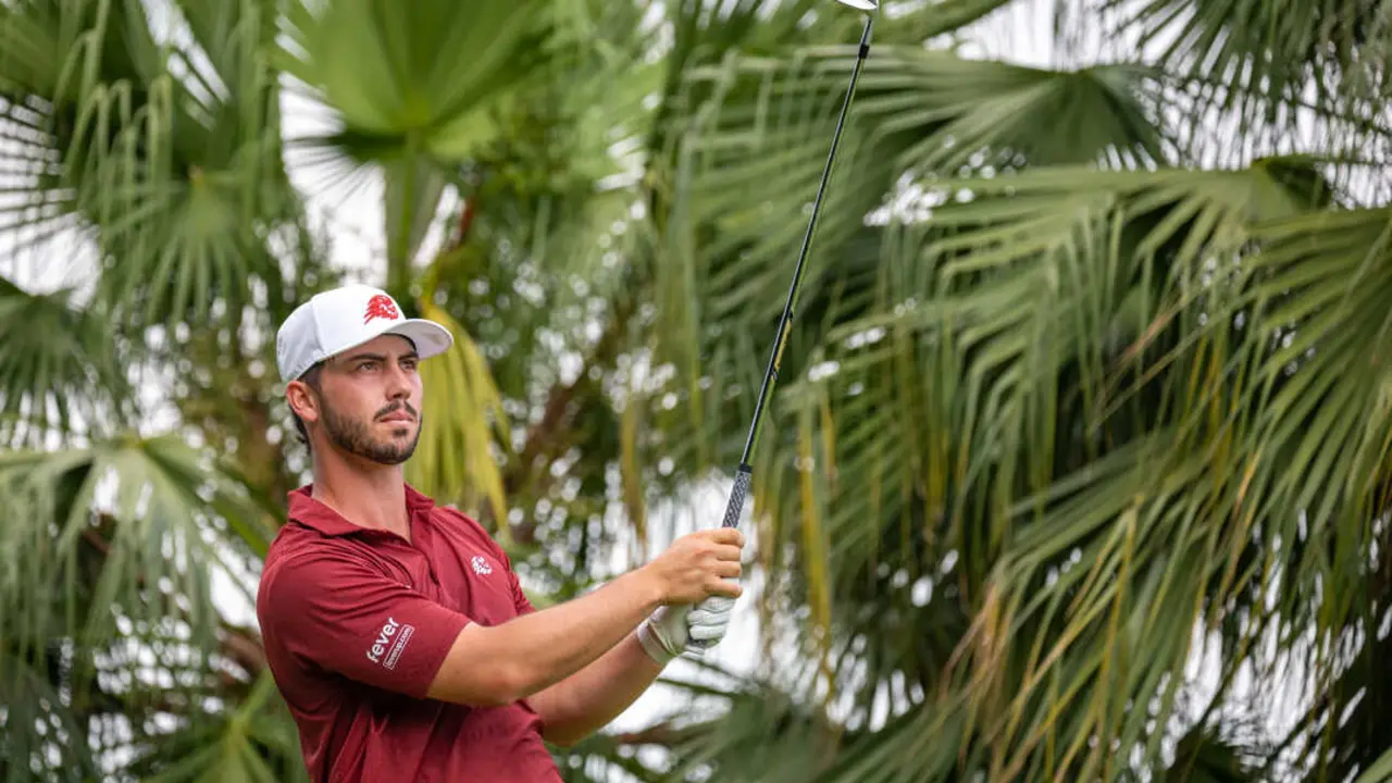 Josele Ballester of Spain pictured on Sunday, April 26, 2026, during Round Four of the Singapore Open at Sentosa Golf Club, The Serapong. Picture by Graham Uden / Asian Tour.