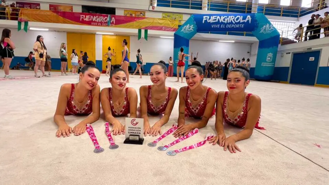 Plata gimnasia r&iacute;tmica