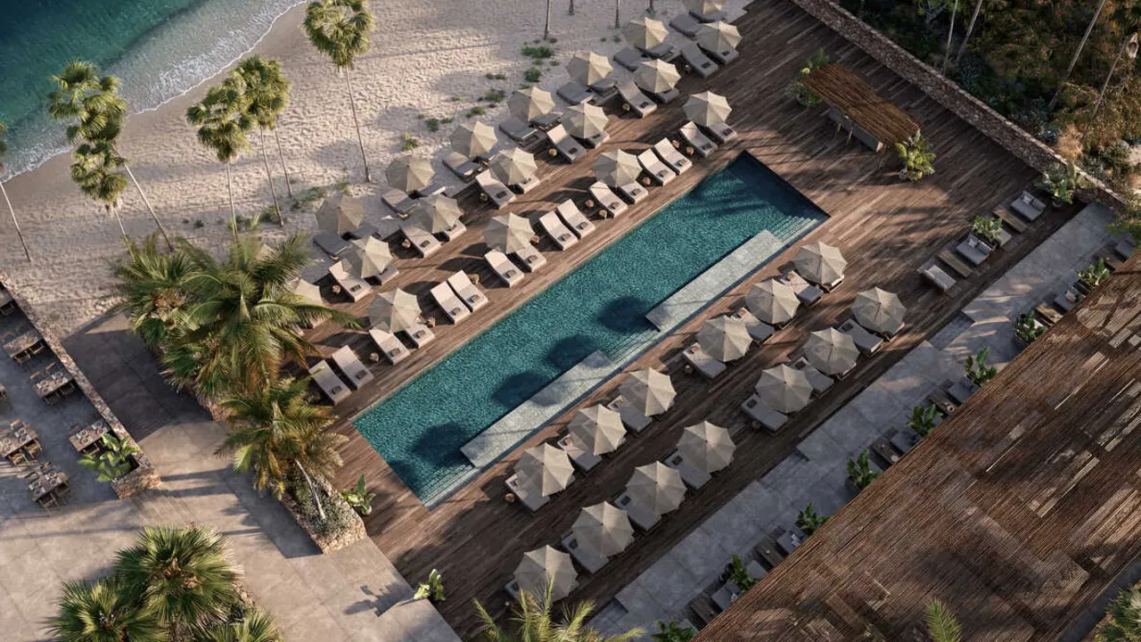 Alma, beach club de Oku Andalusia.