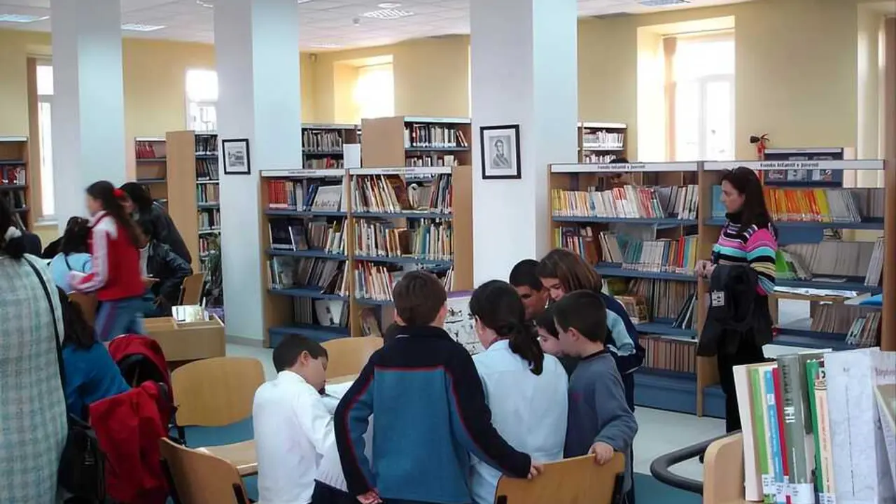 Imagen de archivo de la Biblioteca de San Roque, uno de los espacios que forman parte de la Red municipal.