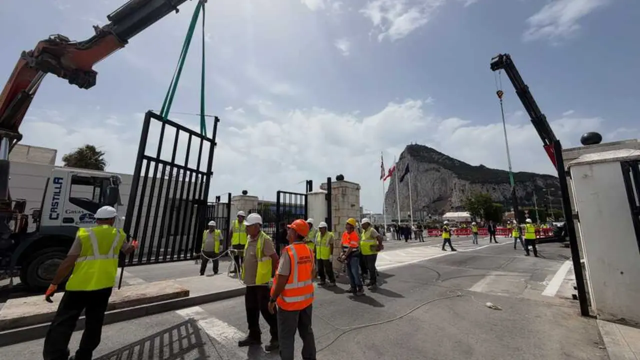 Retirada de la Verja de Gibraltar