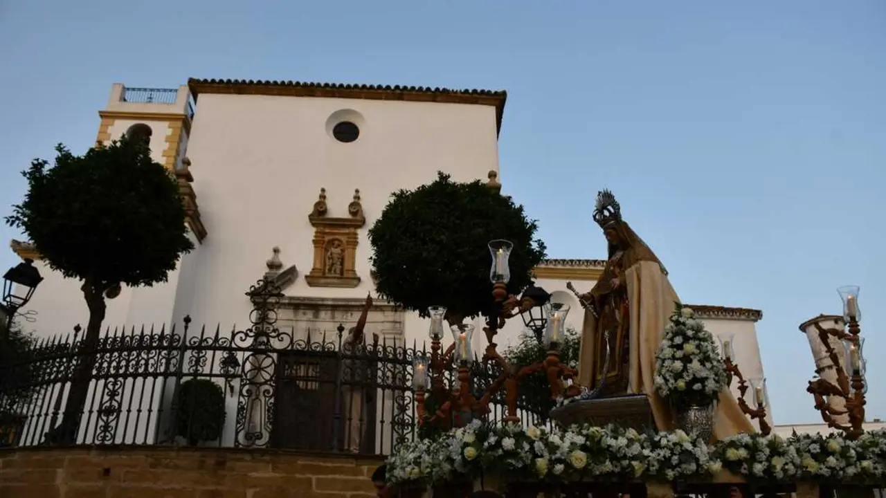 Virgen del Carmen en San Roque
