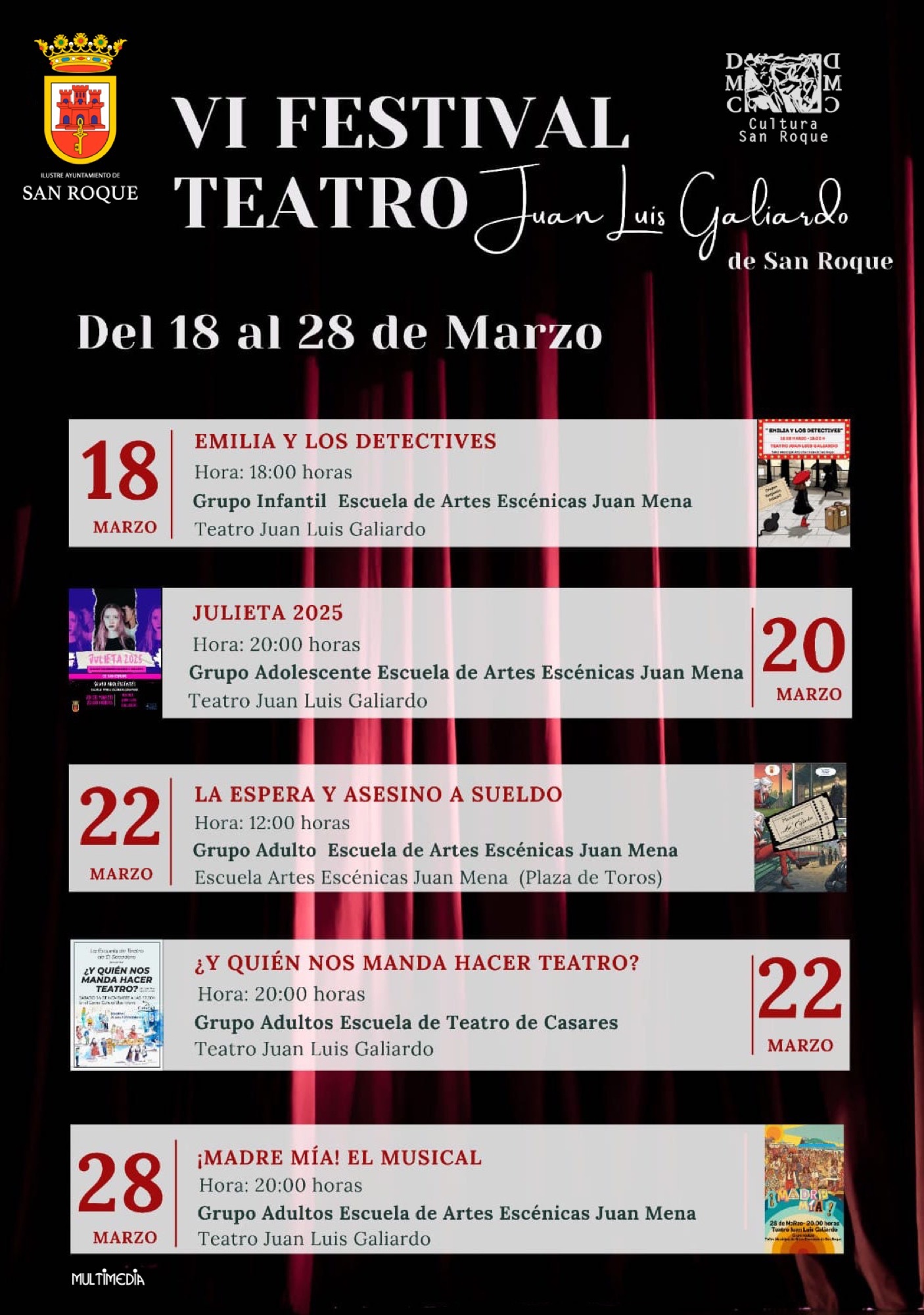 2025 cartel festival teatro2