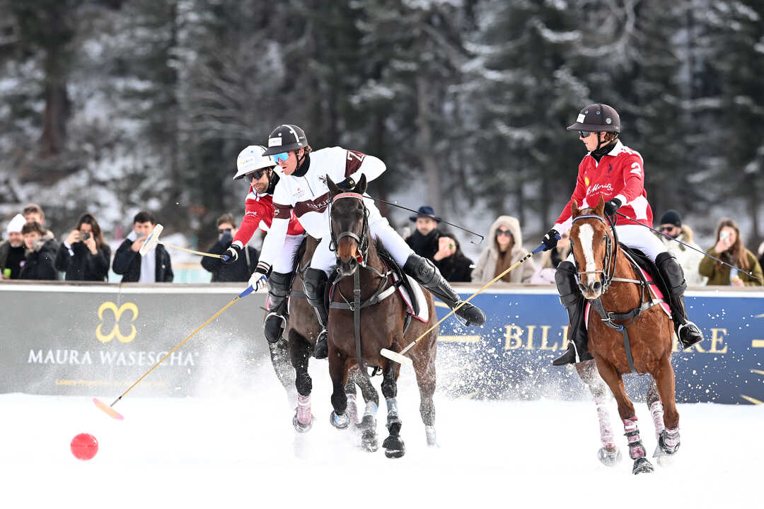 St Moritz Snow Polo World Cup 2026, Day 2, 24/01/2026 - Mackage vs Investec, Flexjet vs St Moritz, Azerbaijan and Standing Rock- © Tony Ramirez/www.imagesofpolo.com